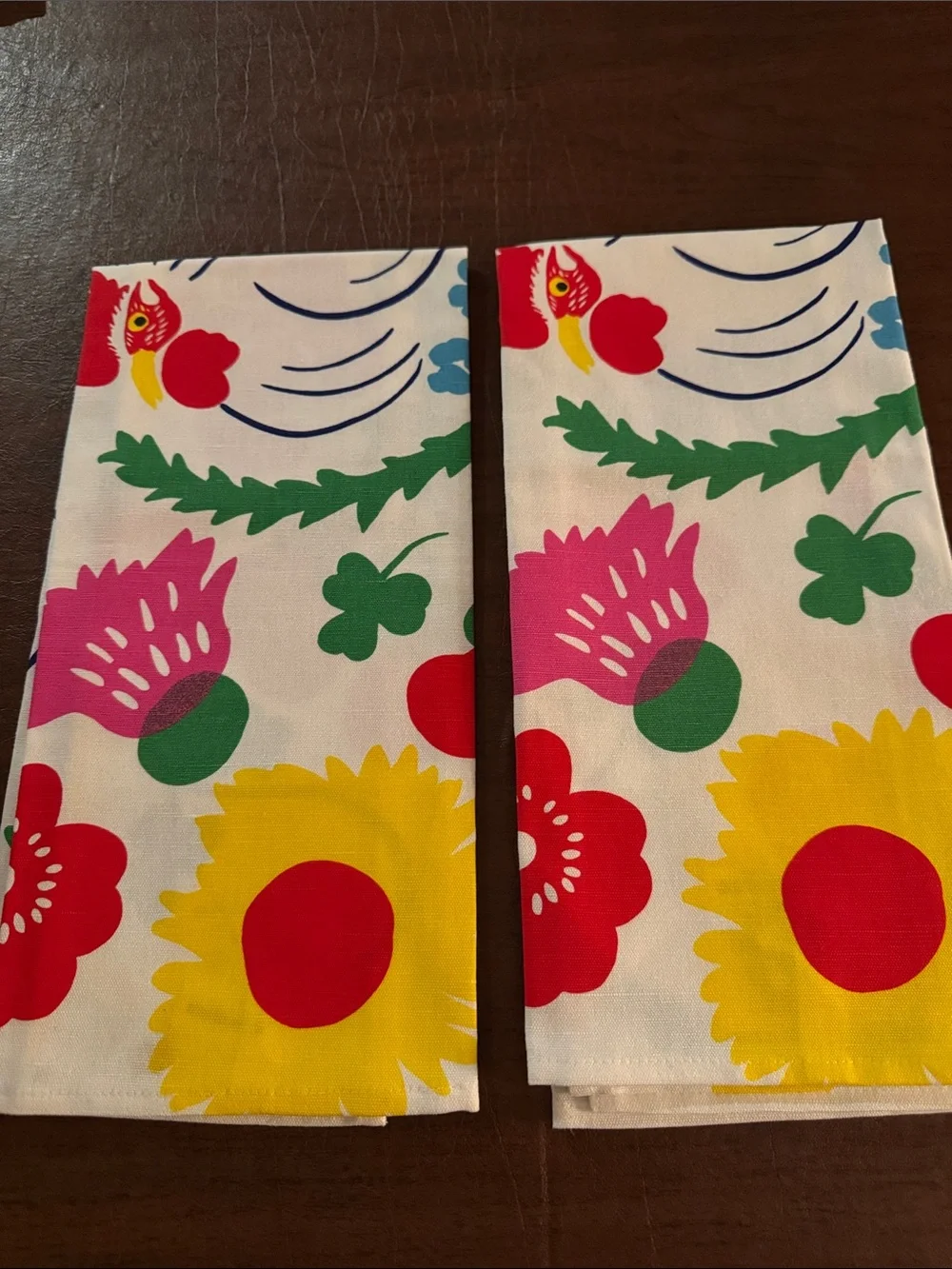 NEW Kitchen Towels “Charles” by Maija Isola 1973.  Set of two identical